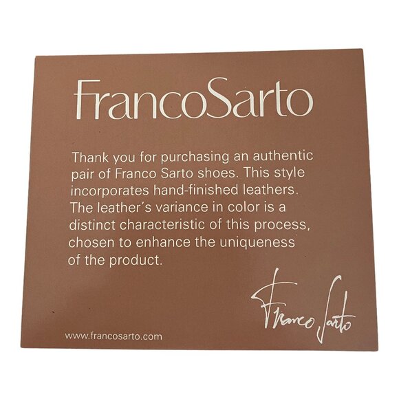 Franco Sarto Sunitha Black Leather Lace Up Wedge Sandal - Size 6 - Picture 9 of 11